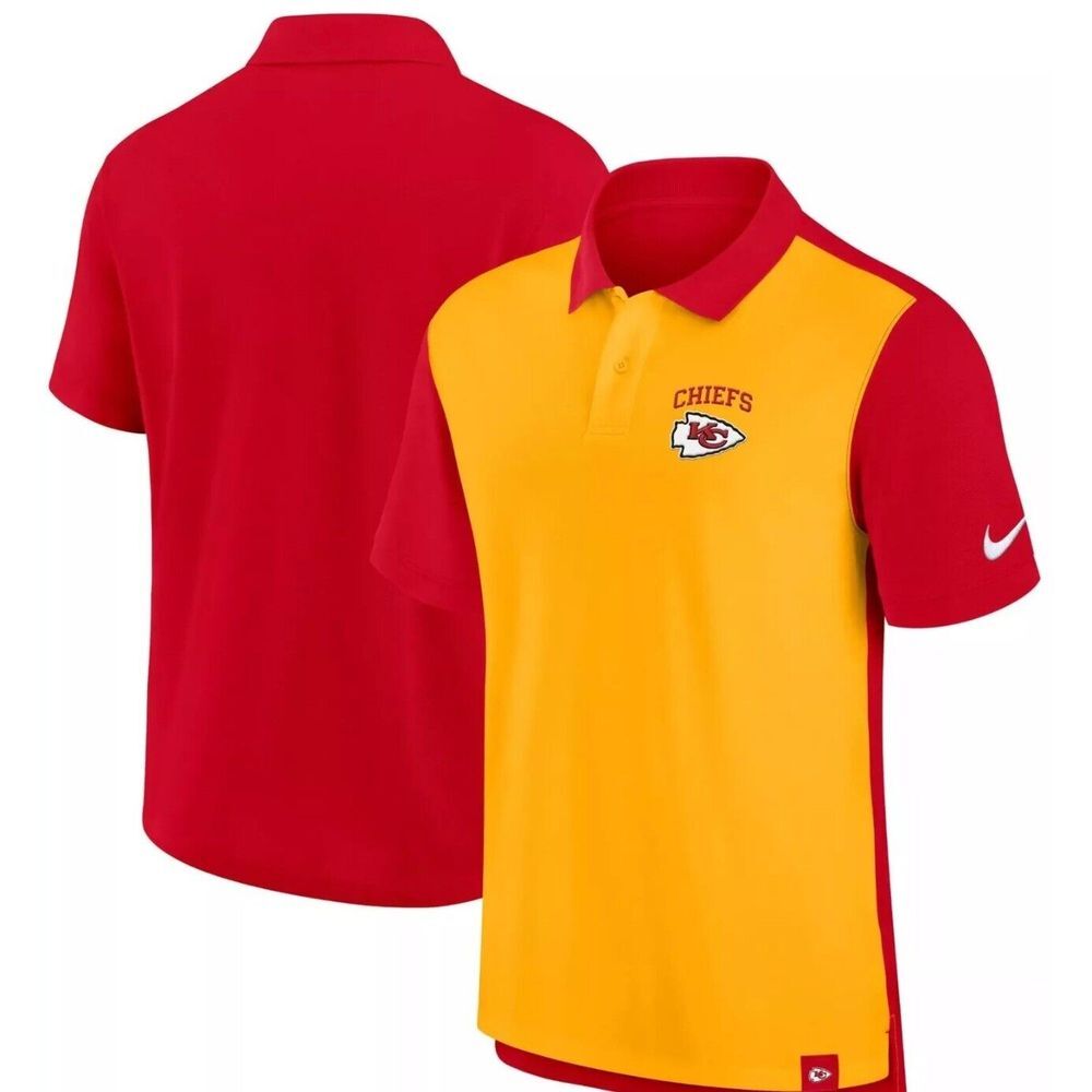 Kansas City Chiefs NFL Nike 2024 Blitz Pique University Red Polo New NWT Size XL